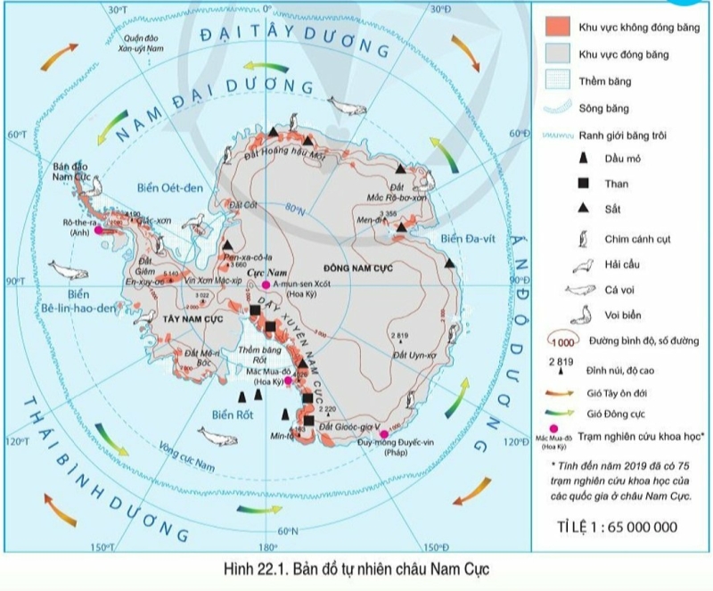Địa lí 7 Bài 22: Châu Nam Cực | Cánh diều (ảnh 1)