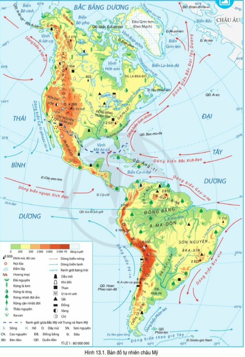 Địa lí 7 Bài 13: Vị trí địa lí, phạm vi và việc phát kiến ra châu Mỹ | Cánh diều (ảnh 1)