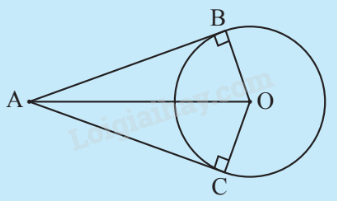 Lý thuyết Tiếp tuyến của đường tròn (Chân trời sáng tạo 2024) | Lý thuyết Toán 9 (ảnh 4)