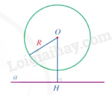 Lý thuyết Vị trí tương đối của đường thẳng và đường tròn (Cánh diều 2024) | Lý thuyết Toán 9 (ảnh 3)