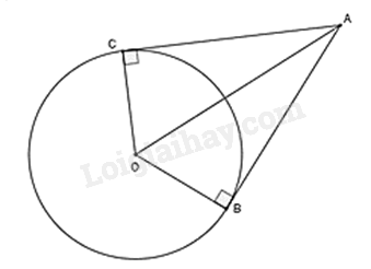 Lý thuyết Tiếp tuyến của đường tròn (Cánh diều 2024) | Lý thuyết Toán 9 (ảnh 3)