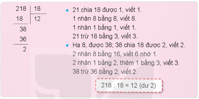 Lý thuyết Chia cho số có hai chữ số (Kết nối tri thức 2024) hay, chi tiết | Toán lớp 4 (ảnh 4)
