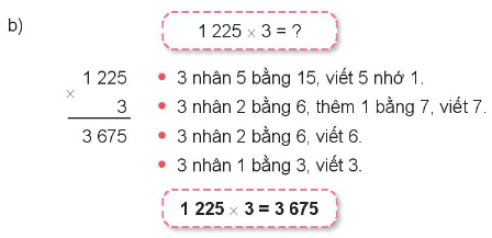 Lý thuyết Nhân số có bốn chữ số với số có một chữ số (Kết nối tri thức 2022) hay, chi tiết | Toán lớp 3 (ảnh 2)