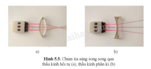 Lý thuyết KHTN 9 Bài 5 (Cánh diều 2024): Sự khúc xạ ánh sáng qua thấu kính (ảnh 4)