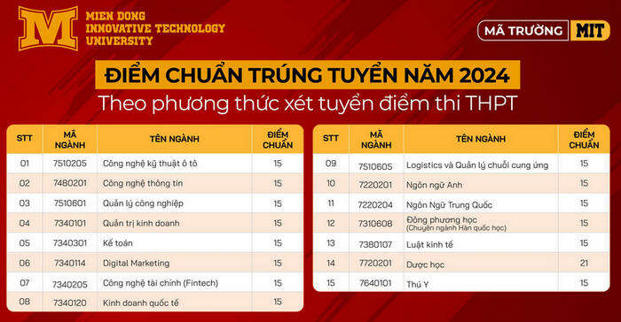 Đại học Công nghệ Miền Đông (DMD): Thông tin tuyển sinh, điểm chuẩn, học phí, chương trình đào tạo (2024) (ảnh 2)