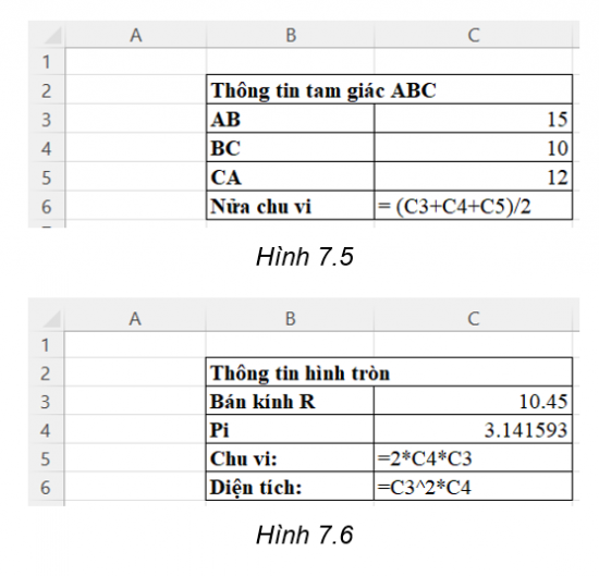 Tin học 7 Bài 7: Tính toán tự động trên bảng tính | Kết nối tri thức (ảnh 4)