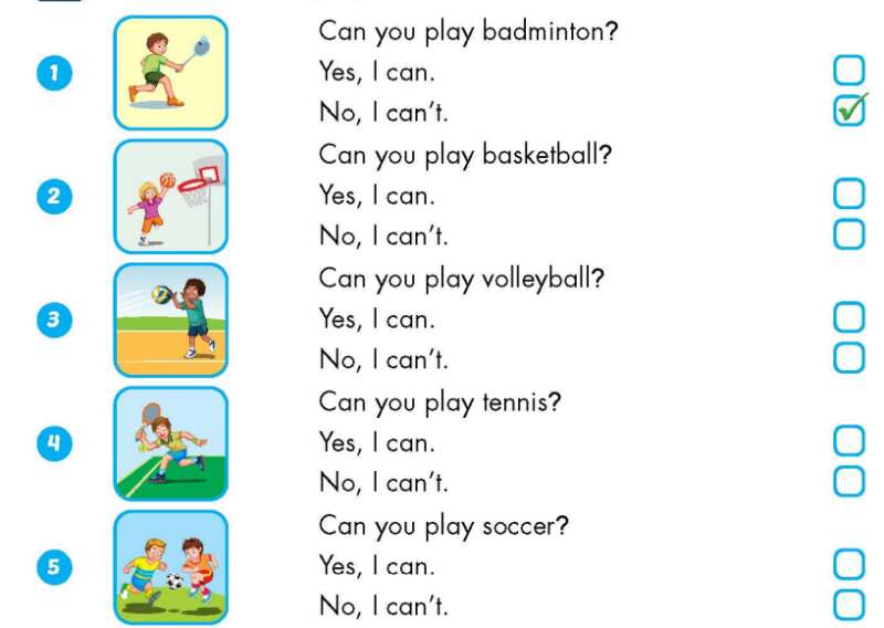 Giải SBT Tiếng Anh lớp 3 Unit 5: Sports and Hobbies | iLearn Smart Start (ảnh 5)