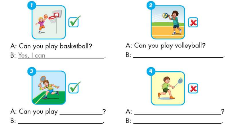 Giải SBT Tiếng Anh lớp 3 Unit 5: Sports and Hobbies | iLearn Smart Start (ảnh 6)