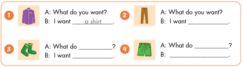 Giải SGK Tiếng Anh lớp 3 Unit 6: Clothes | iLearn Smart Start (ảnh 4)