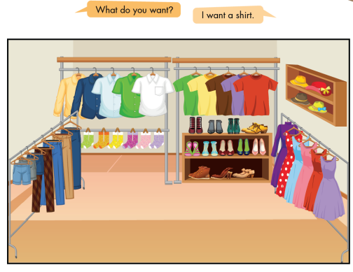 Giải SGK Tiếng Anh lớp 3 Unit 6: Clothes | iLearn Smart Start (ảnh 7)