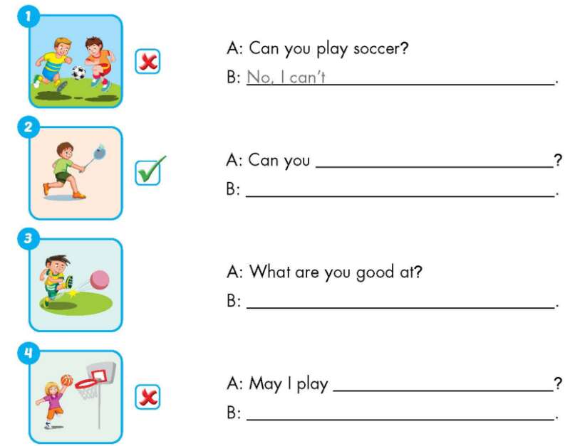Giải SBT Tiếng Anh lớp 3 Unit 5: Sports and Hobbies | iLearn Smart Start (ảnh 23)