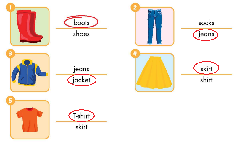 Giải SBT Tiếng Anh lớp 3 Unit 6: Clothes | iLearn Smart Start (ảnh 7)