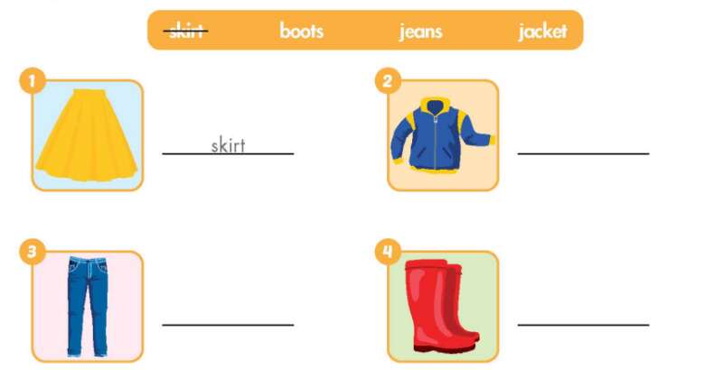 Giải SBT Tiếng Anh lớp 3 Unit 6: Clothes | iLearn Smart Start (ảnh 8)