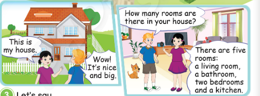 Giải SGK Tiếng Anh lớp 3 Unit 5. There are five rooms in my house | Phonics - Smart (ảnh 2)