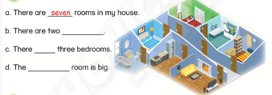 Giải SGK Tiếng Anh lớp 3 Unit 5. There are five rooms in my house | Phonics - Smart (ảnh 6)
