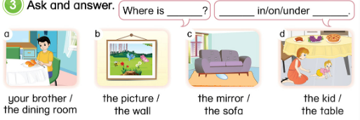 Giải SGK Tiếng Anh lớp 3 Unit 5. There are five rooms in my house | Phonics - Smart (ảnh 10)