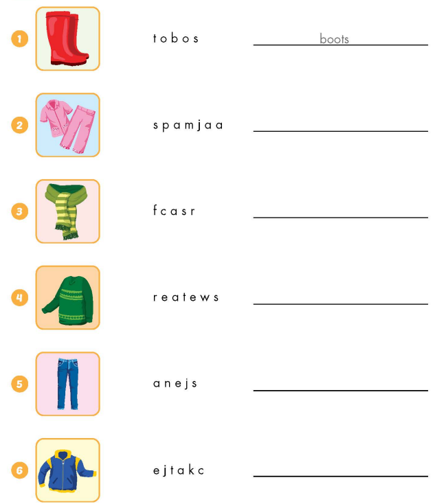 Giải SBT Tiếng Anh lớp 3 Unit 6: Clothes | iLearn Smart Start (ảnh 25)