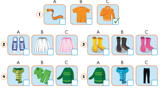 Giải SGK Tiếng Anh lớp 3 Unit 6: Clothes | iLearn Smart Start (ảnh 33)