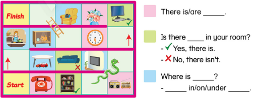 Giải SGK Tiếng Anh lớp 3 Unit 5. There are five rooms in my house | Phonics - Smart (ảnh 35)