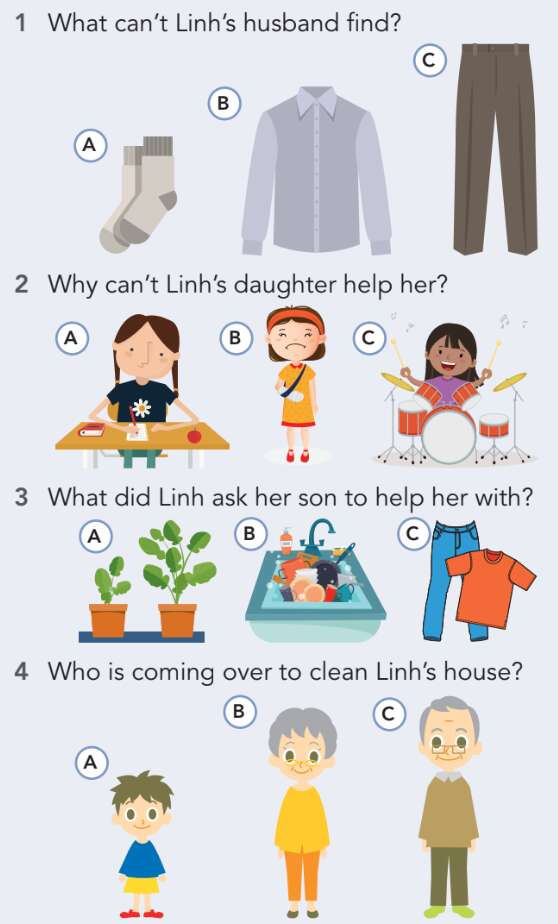 Giải SGK Tiếng Anh lớp 10 Unit 1. Family chores | English Discovery (ảnh 22)