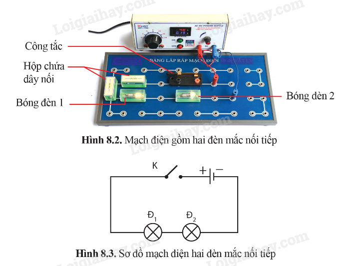 Lý thuyết KHTN 9 Bài 8 (Cánh diều 2024): Đoạn mạch nối tiếp (ảnh 1)