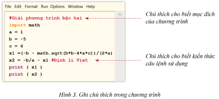 Tin học 10 Bài 5: Thực hành viết chương trình đơn giản | Cánh diều (ảnh 7)