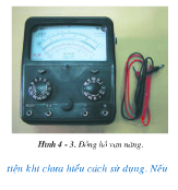 Giải Công nghệ 9 Bài 4. Thực hành: Sử dụng đồng hồ đo điện (ảnh 3)