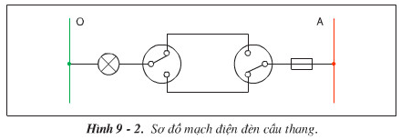 Giải Công nghệ 9 Bài 9. Thực Hành: Lắp mạch điện hai công tắc ba cực điều khiển một đèn (ảnh 2)