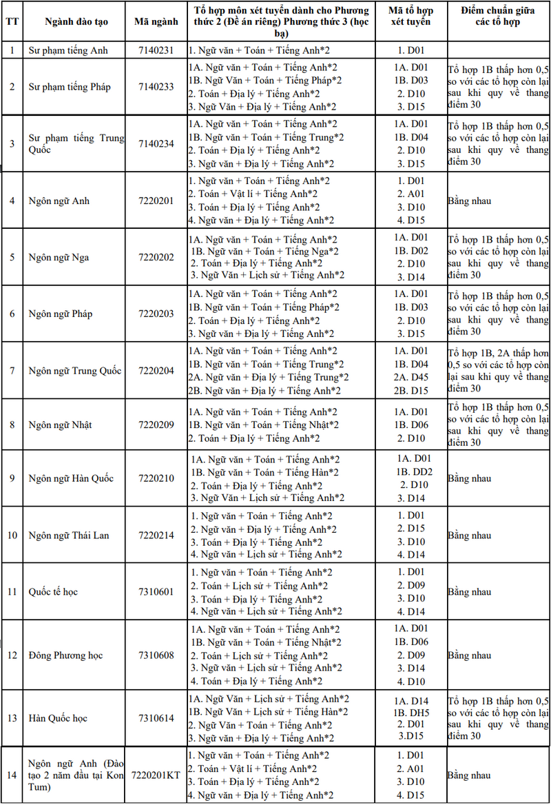 Đại học Ngoại ngữ - Đại học Đà Nẵng (DDF): Thông tin tuyển sinh, điểm chuẩn, học phí, chương trình đào tạo (2024) (ảnh 6)