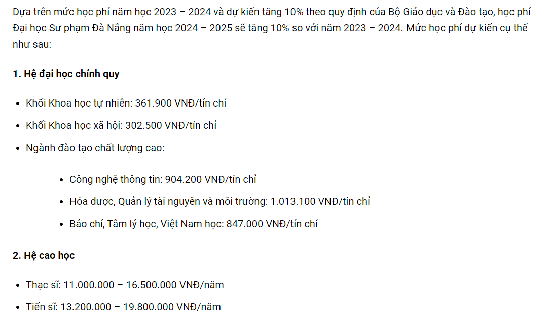 Đại học Sư phạm - Đại học Đà Nẵng (DDS): Thông tin tuyển sinh, điểm chuẩn, học phí, chương trình đào tạo (2024) (ảnh 1)