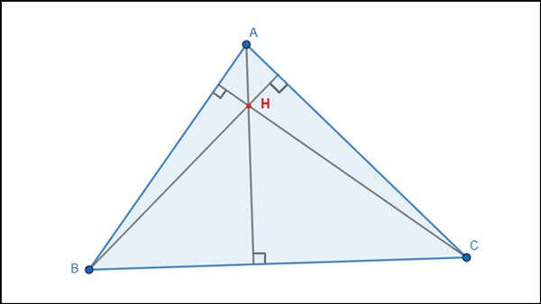 Tính chất trực tâm của tam giác: Lý thuyết và 20 bài tập vận dụng (ảnh 2)