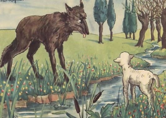 Chó sói và cừu trong thơ ngụ ngôn của La Phông Ten – Ngữ văn lớp 9 (ảnh 1)