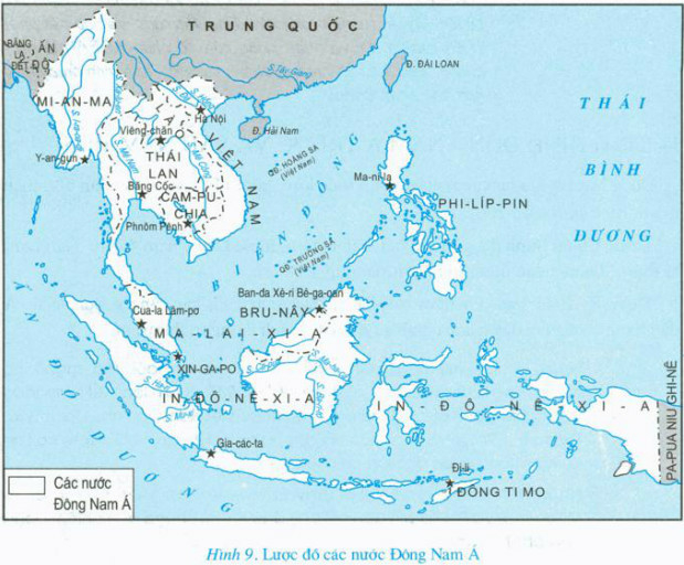 Giải Lịch Sử 9 Bài 5: Các nước Đông Nam Á (ảnh 2)
