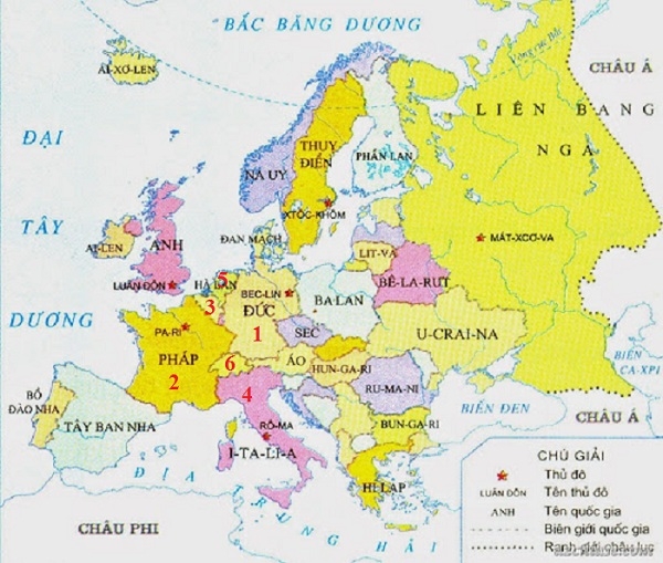 Giải Lịch Sử 9 Bài 10: Các nước Tây Âu (ảnh 1)