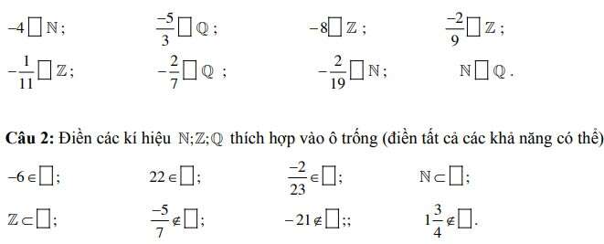 20 Bài tập Tập hợp Q các số hữu tỉ có đáp án – Toán 7 (ảnh 1)