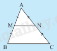 Lý thuyết Đường trung bình của tam giác (Chân trời sáng tạo 2023) hay, chi tiết | Lý thuyết Toán lớp 8 (ảnh 1)