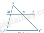 Lý thuyết Định lí Thalès trong tam giác (Cánh diều 2023) hay, chi tiết | Lý thuyết Toán lớp 8 (ảnh 1)