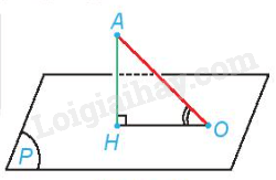 Lý thuyết Phép chiếu vuông góc. Góc giữa đường thẳng và mặt phẳng (Kết nối tri thức 2024) hay, chi tiết | Toán lớp 11 (ảnh 2)
