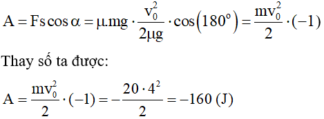 Công thức tính công của lực ma sát 2024 mới nhất (ảnh 3)