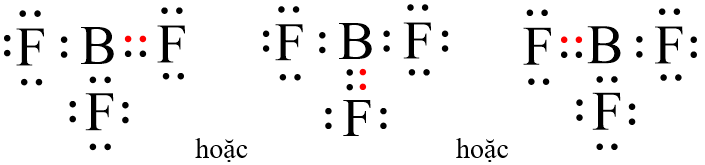 Công thức Lewis của BF3 theo chương trình mới, đầy đủ nhất (ảnh 1)