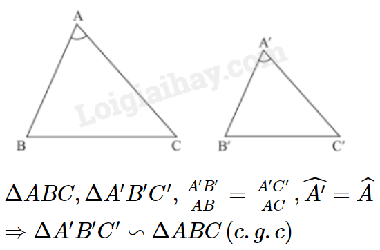 Lý thuyết Các trường hợp đồng dạng của hai tam giác (Chân trời sáng tạo 2023) hay, chi tiết | Lý thuyết Toán lớp 8 (ảnh 2)