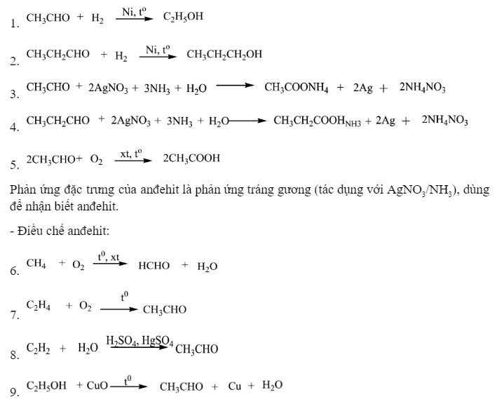 Tổng hợp các phương trình hữu cơ 11 cần nhớ (ảnh 22)