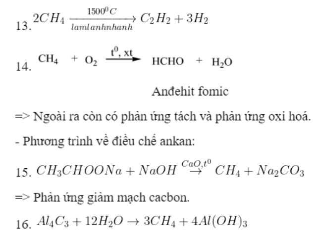 Tổng hợp các phương trình hữu cơ 11 cần nhớ (ảnh 3)