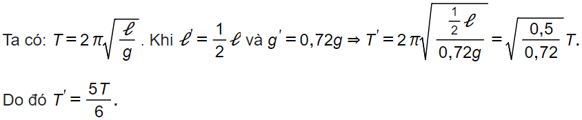Con lắc đơn là gì? Công thức tính chu kì, tần số góc của dao động và bài tập (ảnh 8)