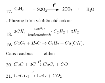 Tổng hợp các phương trình hữu cơ 11 cần nhớ (ảnh 9)