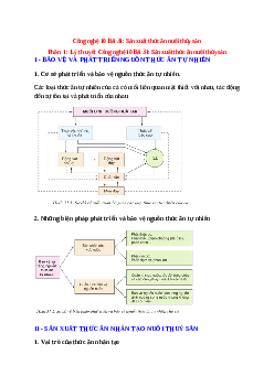 Công nghệ 10 Bài 31 (Lý thuyết và trắc nghiệm): Sản xuất thức ăn nuôi thủy sản