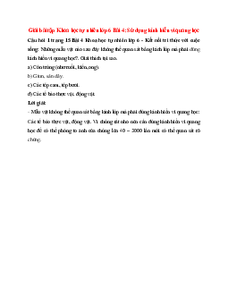 Mẫu vật nào sau đây không thể quan sát bằng kính lúp mà phải dùng kính hiển vi quang học