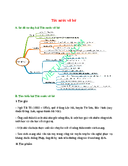 Sơ Đồ Tư Duy Bài Tức Nước Vỡ Bờ (Năm 2023) Dễ Nhớ - Ngữ Văn Lớp 8