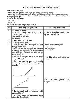 Giáo án Toán lớp 3 tuần 9 mới nhất