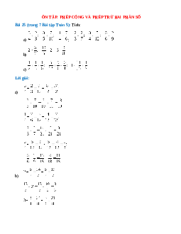 Tính: 3/4 + 2/3